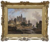 KS 048
          <br/>
          Stadsgezicht aan de Rijn, bij ondergaande zon
          <br/>
          <em>Hove, Bartholomeus Johannes van (1790-1880)</em>